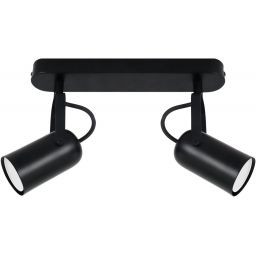 Strühm Lofta lampa podsufitowa 2x25 W czarna 04394