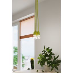 Sollux Lighting Diego lampa wisząca 1x60W żółta SL.0578