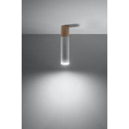 Sollux Lighting Pablo lampa 1x40W drewno/biały SL.0631