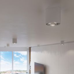 Sollux Lighting Tiube lampa podsufitowa 1x40W biała SL.0695