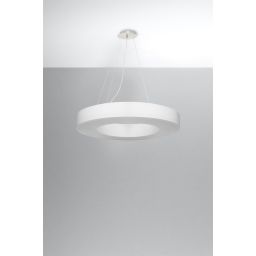 Sollux Lighting Saturno Slim lampa wisząca 6x60W biała SL.0753