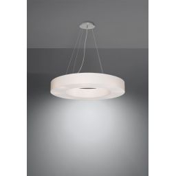 Sollux Lighting Saturno Slim lampa wisząca 6x60W biała SL.0753