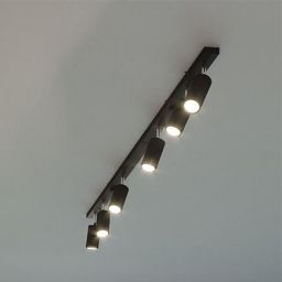 Sollux Lighting Ring lampa podsufitowa 2x40W czarna SL.0092