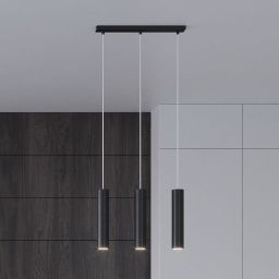 Sollux Lighting Lagos lampa wisząca 3x40W czarna SL.0329