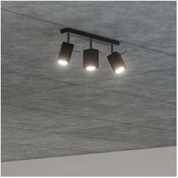 Sollux Lighting Merida lampa podsufitowa 6x40W czarna SL.0460