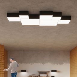Sollux Lighting Horus plafon 3x60W czarny SL.0139