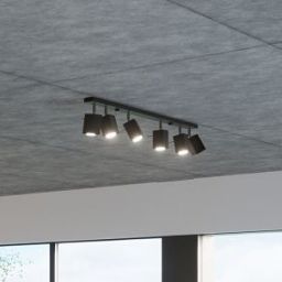Sollux Lighting Merida lampa podsufitowa 4x40W czarna SL.0459