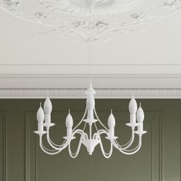 Sollux Lighting Minerwa lampa wisząca 5x40W biała SL.0214