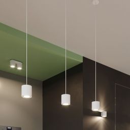 Sollux Lighting Orbis lampa podsufitowa 2x40W biała SL.0056
