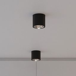 Sollux Lighting Tiube lampa podsufitowa 1x40W czarna SL.0697
