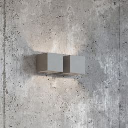 Sollux Lighting Quad 2 kinkiet 2x40W szary SL.0658