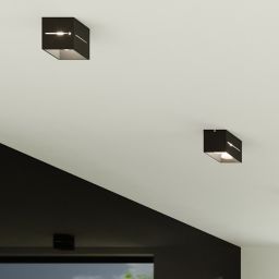 Sollux Lighting Lobo lampa podsufitowa 1x40W czarna SL.0207