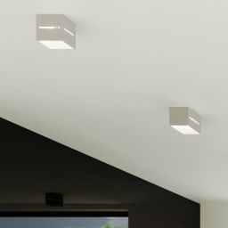 Sollux Lighting Lobo Maxi lampa podsufitowa 2x40W szara SL.0385