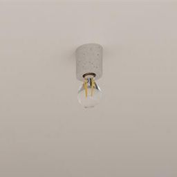 Sollux Lighting Salgado lampa podsufitowa 1x60W szara SL.0678
