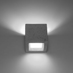 Sollux Lighting Leo kinkiet 1x40W szary SL.0991