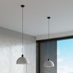 Sollux Lighting Pablito lampa wisząca 1x60W szary/czarny SL.0847