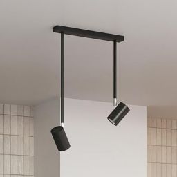 Sollux Lighting Norano lampa podsufitowa 2x12 W czarna SL,1075