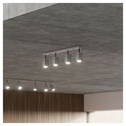Sollux Lighting Merida 4 lampa podsufitowa 4x40W szara SL.0461