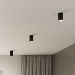 Sollux Lighting Lagos 20 lampa podsufitowa 1x40W czarna SL.1001