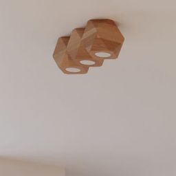 Sollux Lighting Woody lampa podsufitowa 3x40W drewno naturalne SL.1010