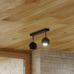 Sollux Lighting Oculare 2 lampa podsufitowa 2x40W czarna SL.0444