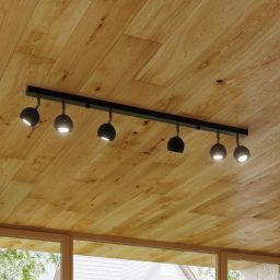 Sollux Lighting Oculare 4L lampa podsufitowa 4x40W czarna SL.0447
