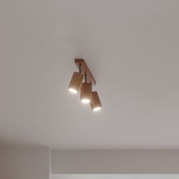 Sollux Lighting Zeke lampa podsufitowa 1x40W dąb SL.1033