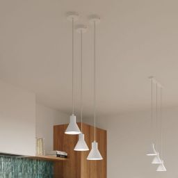 Sollux Lighting Taleja lampa wisząca 1x60W biała SL.0983