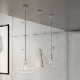 Sollux Lighting Umberto lampa wisząca 1x60W biała SL.0293