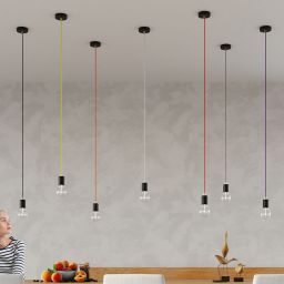 Sollux Lighting Edison lampa wisząca 1x60W czarna SL.0152