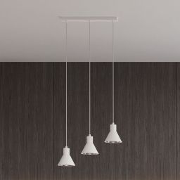 Sollux Lighitng Tazila lampa wisząca 3x60W biała SL.0988