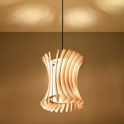 Sollux Lighting Oriana lampa wisząca 1x60W drewno naturalne SL.0642