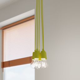 Sollux Lighting Diego lampa wisząca 3x60W żółty SL.0579
