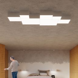 Sollux Lighting Horus plafon 4x60W biały SL.0922