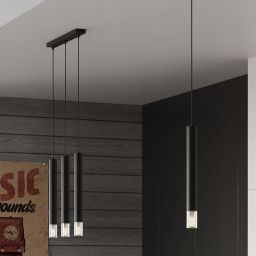 Sollux Lighting Wezyr lampa wisząca 1x40W czarna SL.0960