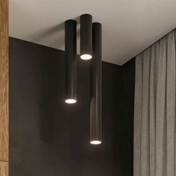 Sollux Lighting Lagos lampa podsufitowa 1x40W czarna SL.1003