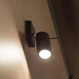 Sollux Lighting Ring kinkiet 1x40W czarny SL.1049