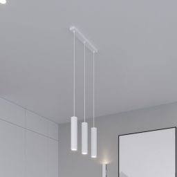 Sollux Lighting Lagos lampa wisząca 3x40W biała SL.1078