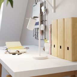 Sollux Lighting Ring lampa biurkowa 1x40W biała SL.1090