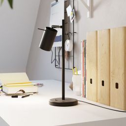 Sollux Lighting Ring lampa biurkowa 1x40W czarna SL.1091