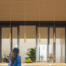 Sollux Lighting Sula lampa wisząca 1x40W biała/drewno SL.1100