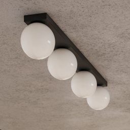 Sollux Lighting Yoli lampa podsufitowa 4x12W czarna/biała SL.1154