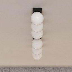 Sollux Lighting Yoli lampa podsufitowa 6x12 W biała-czarna SL.1155