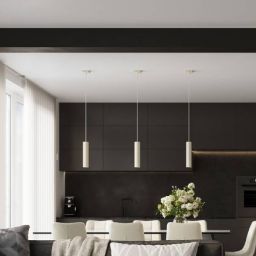 Sollux Lighting Karbon lampa wisząca 1x10 W beżowa SL.1592