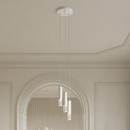 Sollux Lighting Liro lampa wisząca 3x10 W biała SL.1693