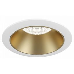 Maytoni Share lampa do zabudowy 1x15W biały/złoty DL053-01WMG