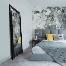 Ars Longa Malaga lustro 184x74 cm prostokątne czarny połysk MALAGA60170-C