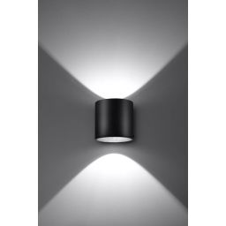 Sollux Lighting Orbis kinkiet 1x40W czarny SL.0048
