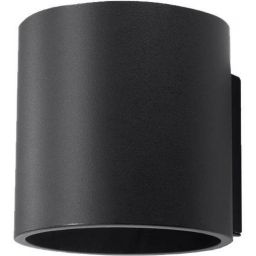 Sollux Lighting Orbis kinkiet 1x40W czarny SL.0048