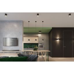 Sollux Lighting Orbis kinkiet 1x40W czarny SL.0048